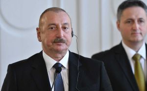 Foto: N.G / Radiosarajevo.ba / Ilham Aliyev i Denis Bećirović