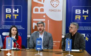 Foto: A. K. / Radiosarajevo.ba / Maja Arslanagić Hrbat , Belmin Karamehmedović i Benjamin Butković