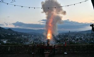 Foto: A.K./Radiosarajevo.ba / Pucanj topa na Žutoj tabiji označio zadnji dan ramazana