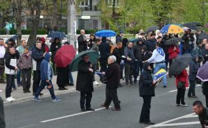 Foto: N. G. / Radiosarajevo.ba / Protest ispred OHR-a, 25. april 2023.