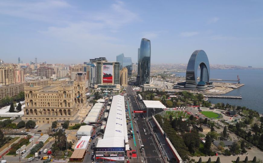 Ulice Bakua pretvorene u stazu za trku Formule 1