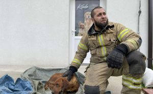 Foto: Facebook / Vatrogasci spasili psa u Vogošći