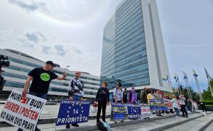 Foto: N. G. / Radiosarajevo.ba / Protestno okupljanje u Sarajevu