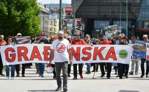 Foto: N. G. / Radiosarajevo.ba / Protesti u Sarajevu