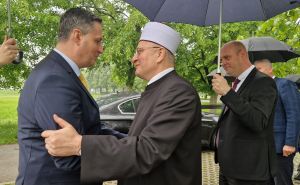 Foto: Predsjedništvo BiH / Bećirović sa zagrebačkim muftijom