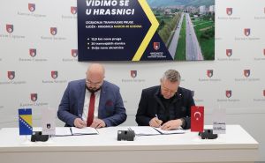 Foto: Vlada KS-a / Potpisan ugovor - kreće gradnja pruge do Hrasnice