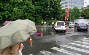 Foto: Radiosarajevo.ba / Saobraćajna nesreća kod zgrade OHR