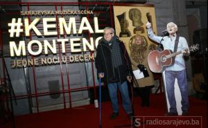 Foto: Dž.K./Radiosarajevo / Alija Hafizović na otvaranju izložbe posvećene Kemalu Montenu