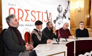 Foto: N.G / Radiosarajevo / Press koferencija za predstvu Orestija  - NPS
