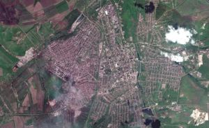 Foto: Maxar  / Satelitske slike iz Bahmuta