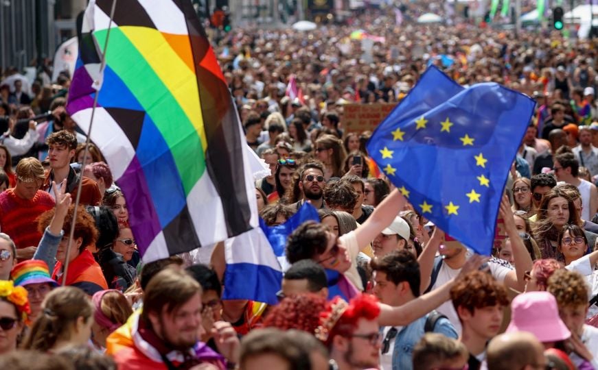 Hiljade ljudi proslavile su Povorku ponosa na ulicama Bruxellesa