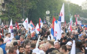 FOTO: AA / Veliki broj građana stigao na skup 'Srbija nade'