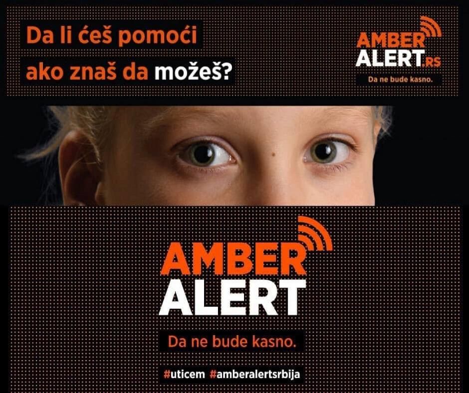 Kampanja za uspostavu Amber Alert u Srbiji