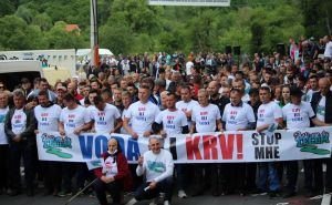 Foto: Koalicija za zaštitu rijeka BiH / Protesti protiv izgradnje malih HE