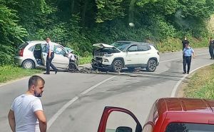 Foto: Srna / Saobraćajna nesreća na putu Milići - Vlasenica