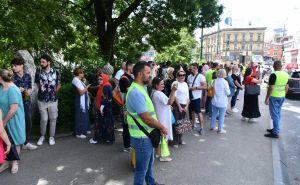 Foto: A. K. / Radiosarajevo.ba / Protesti roditelja djece sa cističnom fibrozom