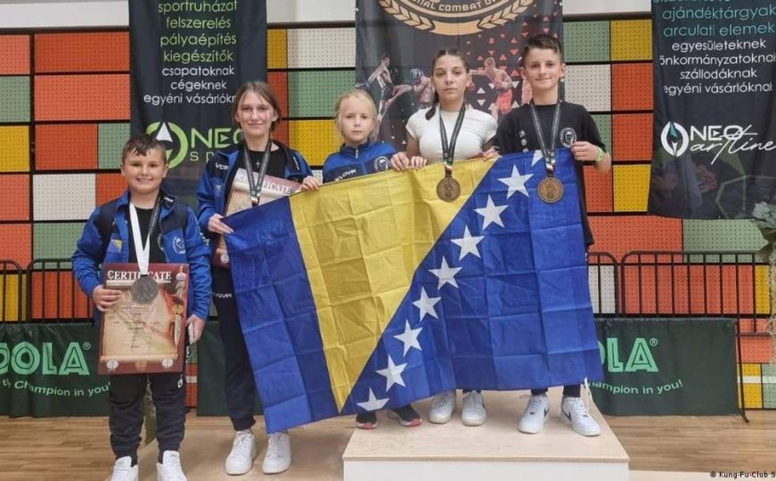 Mali takmičari u Kung Fu-u iz Srebrenice predstavljali BiH na Svjetskom prvenstvu u Mađarskoj