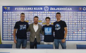 Foto: FK Željezničar / FK Željezničar potpisao ugovore sa tri omladinca