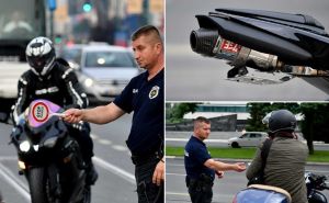 Foto: N. G. / Radiosarajevo.ba / Policajci na motociklima