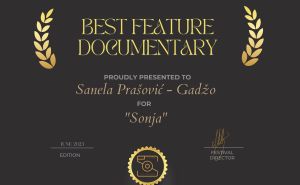 Foto: Privatni album  / Film Sanele Praović Gadžo - 'Sonja' dobio još jednu nagradu