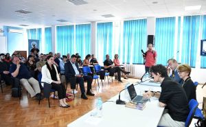 Foto: N. G. / Radiosarajevo.ba / Predavanje Marie Todorove na Fakultetu političkih nauka u Sarajevu