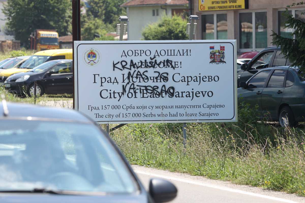 Tabla u Istočnom Sarajevu