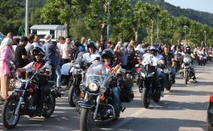 Foto: Dž. K. / Radiosarajevo.ba / Motociklisti stigli u Potočare