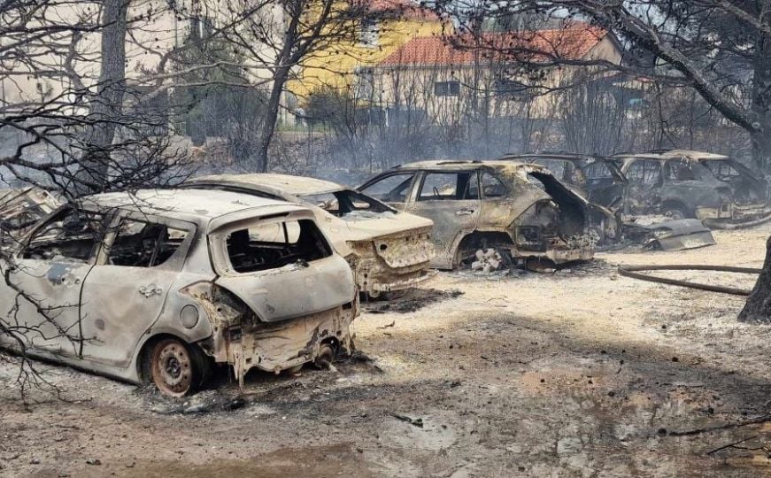 Dramatična situacija i požar u Hrvatskoj