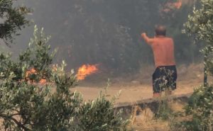 Foto: Dalmatinski portal / Dramatična situacija i požar u Hrvatskoj