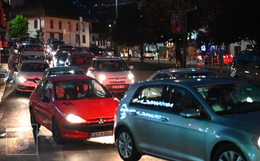 Saobraćajni kolaps u centru Sarajeva zbog utrke