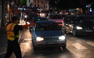 Foto: A. K. / Radiosarajevo.ba / Saobraćajni kolaps u centru Sarajeva zbog utrke