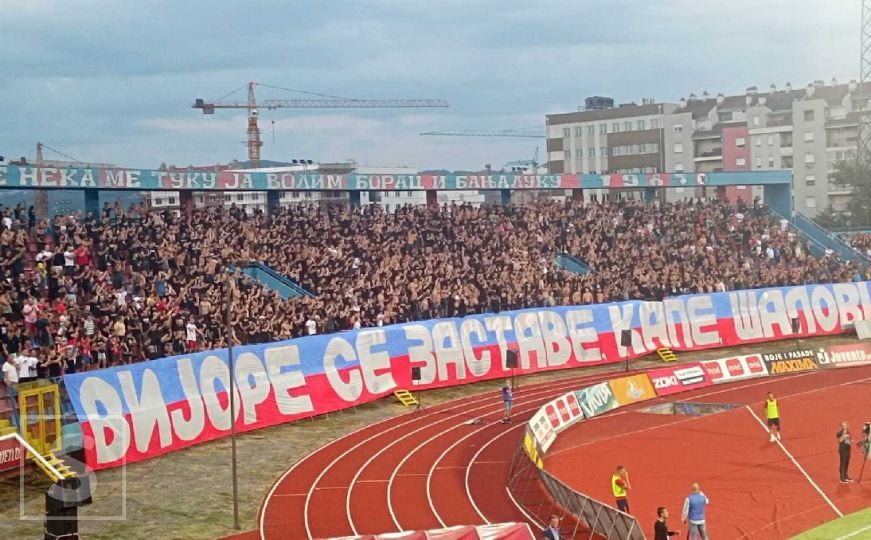 Atmosfera na stadionu FK Borac