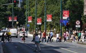 Foto: N.G./Radiosarajevo.ba / Dekoracije na sarajevskim ulicama uoči SFF