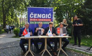 Foto: NiP / Irfan Čengić postao zajednički kandidat Trojke za načelnika Općine Stari Grad