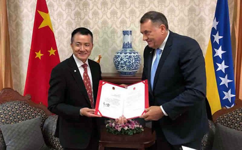 Dodik s kineskim ambasadorom