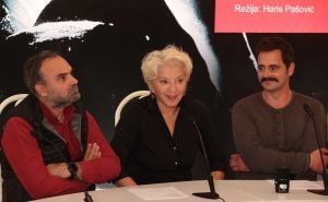 Foto: Dž. K. / Radiosarajevo.ba / Dino Mustafić, Mirjana Karanović, Enes Salković