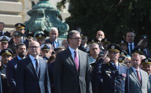 FOTO: AA / Vučić se obratio vojnicima