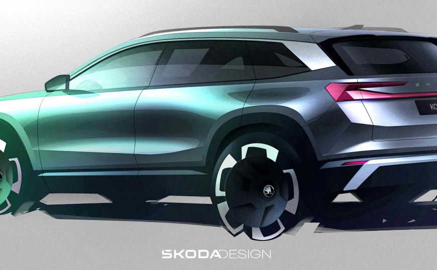 Škoda Auto otkriva skice eksterijera novog Kodiaqa