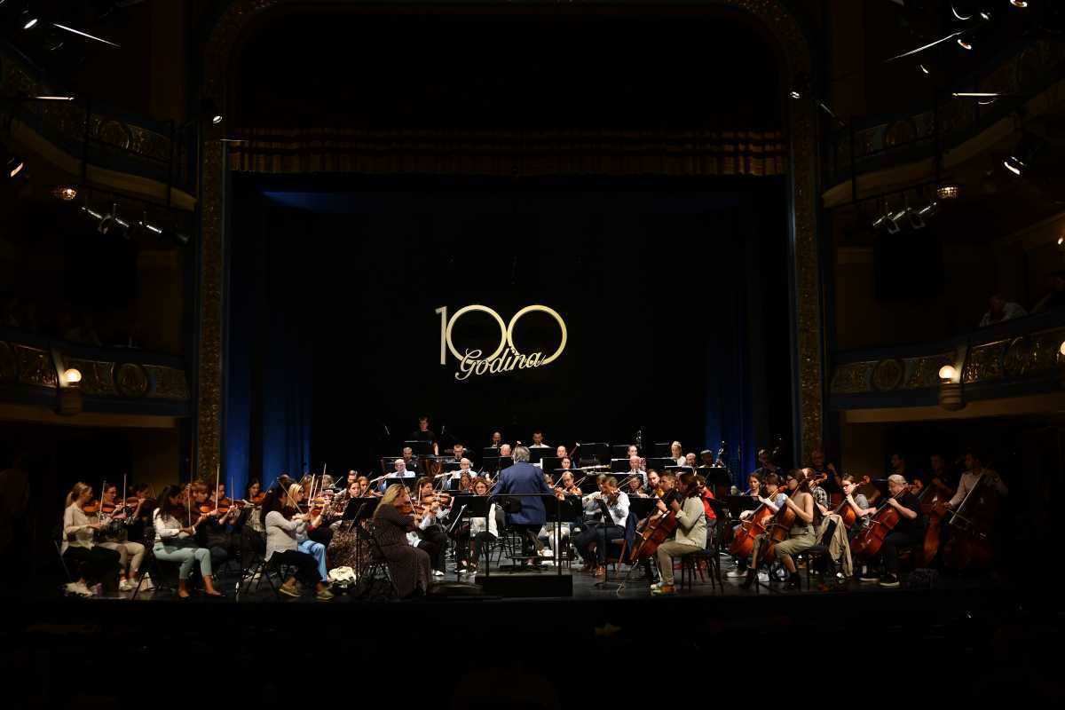 Riccardo Muti na probi sa Sarajevskom filharmonijom