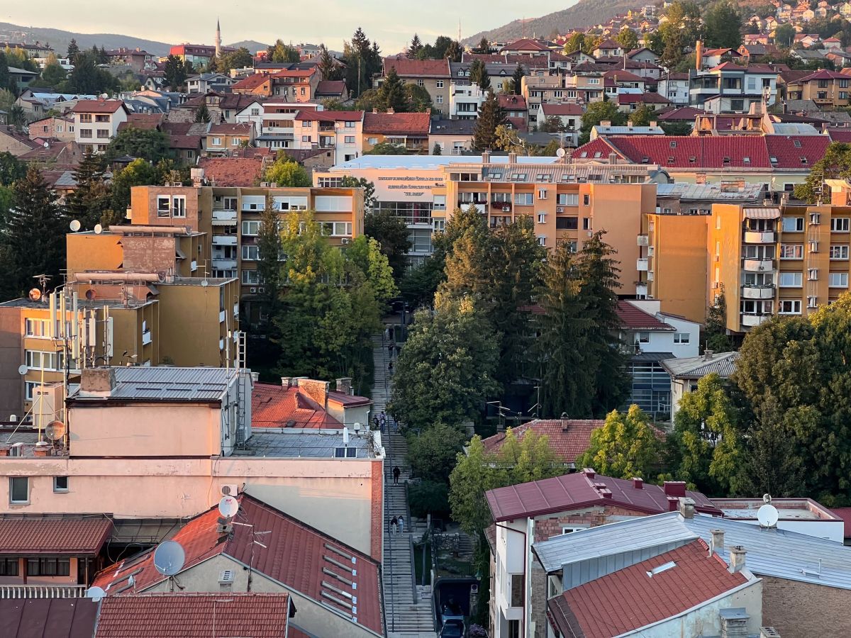 Zalazak sunca u Sarajevu