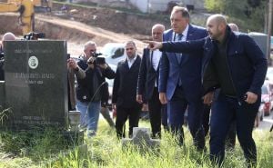 Foto: N. G. / Radiosarajevo.ba / Milorad Dodik na pravoslavnom groblju