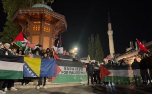 FOTO: AA / Protest zbog izraelskog napada na bolnicu u Gazi