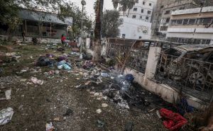 AA / Bolnica u Gazi nakon bombardovanja