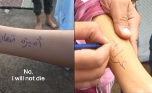 Foto: Collage / Djeci ispisuju imena po rukama
