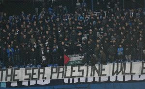 Foto: N. G. / Radiosarajevo.ba / Manijaci pružili podršku narodu Palestine