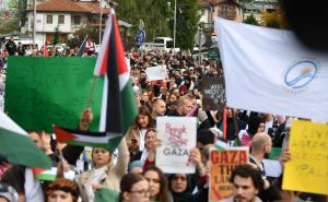 Foto: N. G. / Radiosarajevo.ba / Protest podrške Palestini