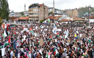 Foto: N. G. / Radiosarajevo.ba / Ilustracija / Protest podrške Palestini u Sarajevu
