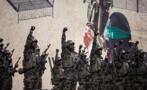 Foto: EPA-EFE / Borci Ezz al-Din Al-Qassam brigade, krila Hamasa