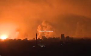 Foto: PrtScr / Gaza noćas u plamenu