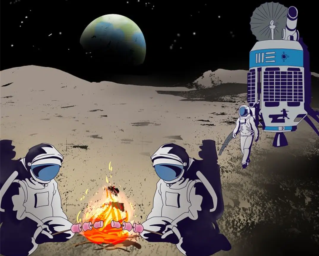 Astronauti roštiljaju
